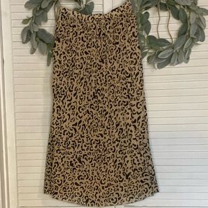 Cheetah print long skirt